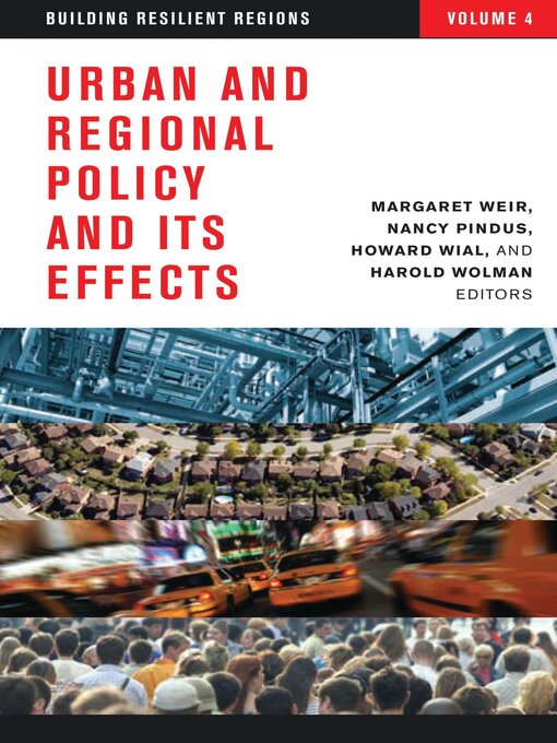 Title details for Urban and Regional Policy and its Effects by Margaret Weir - Available